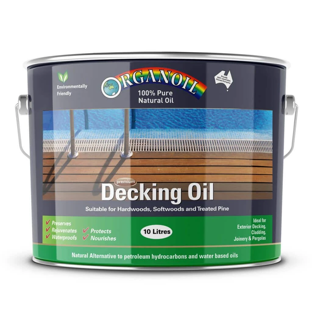 Organoil Decking Oil Merbau 10L 3 Organoil Decking Oil Merbau 10L