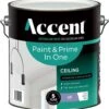 Accent Paint & Prime In One Ceiling Flat White 4L -Wall Decoration Store 5671029 0 79