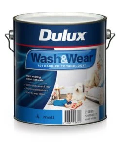 Dulux Wash & Wear Interior Matt Vivid White 2L