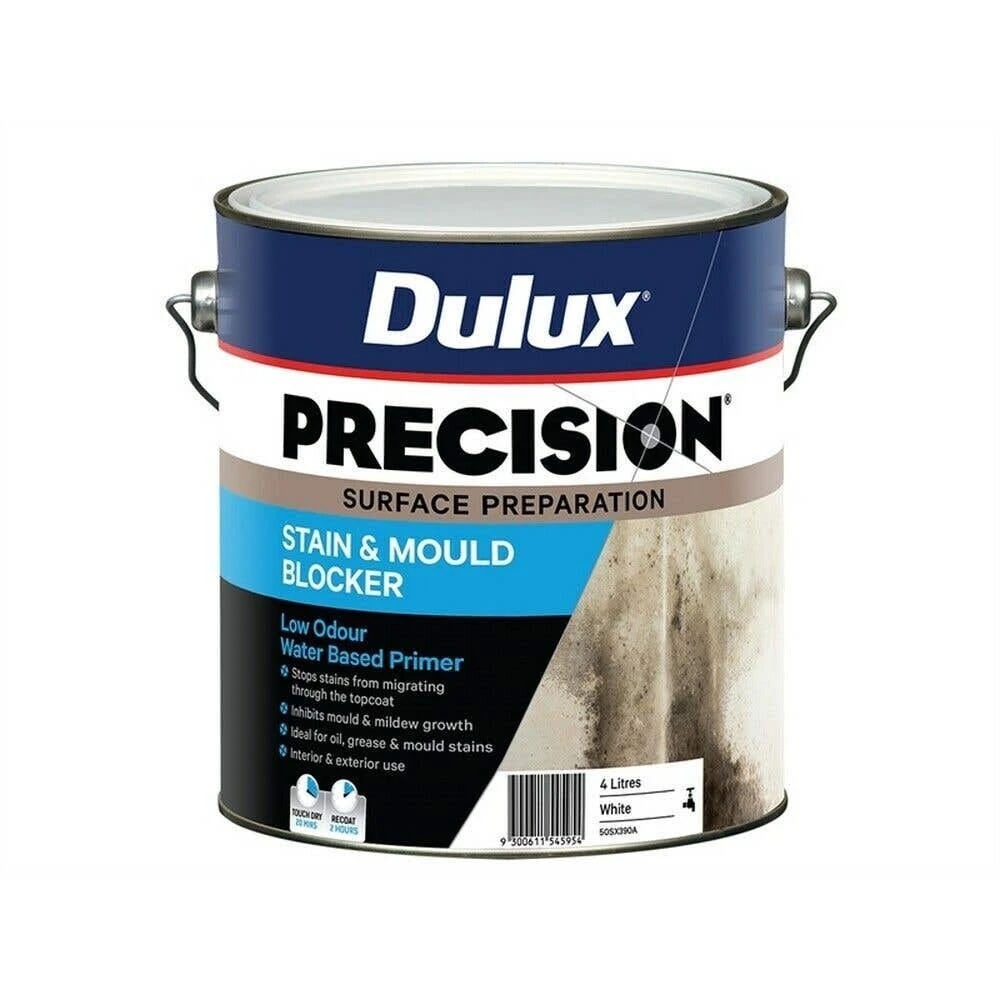 Dulux Precision Stain And Mould Blocker 4L 3 Dulux Precision Stain And Mould Blocker 4L