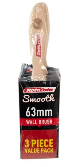 RotaCota Smooth Wall Brush 63mm - 3 Pack