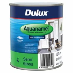 Dulux Aquanamel Semi Gloss Vivid White 500ml