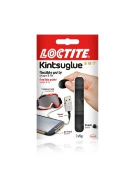 Loctite Kintsuglue Flexible Putty Black 5g - 3 Pack