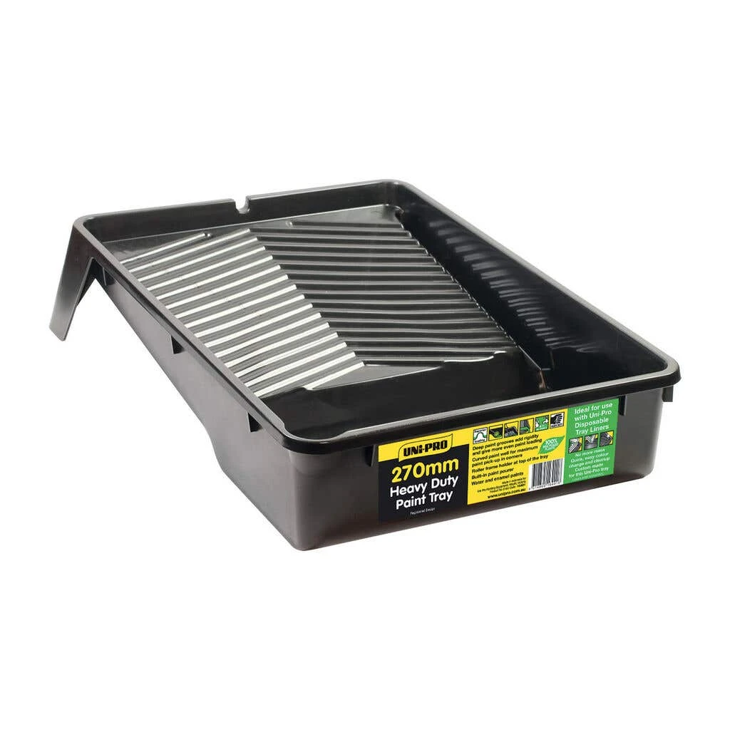 Uni-Pro Heavy Duty Plastic Tray With Pourer 270mm 3 Uni-Pro Heavy Duty Plastic Tray With Pourer 270mm