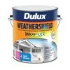 Dulux Weathershield Exterior Low Sheen Extra Bright Base 2L -Wall Decoration Store 6272082 1 5