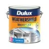 Dulux Weathershield Exterior Low Sheen Extra Bright Base 4L 1 Dulux Weathershield Exterior Low Sheen Extra Bright Base 4L -Wall Decoration Store 6272090 1 4