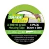 Uni-Pro Trade 30 Day X-TREME Green Masking Tape 36mm X 50m - 3 Pack -Wall Decoration Store 6328728 0 3