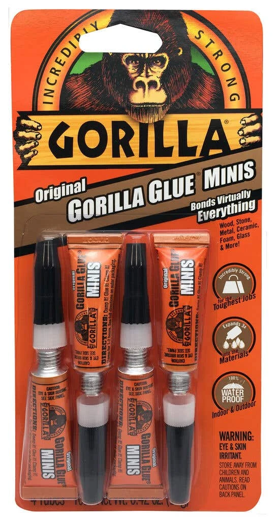 Gorilla Glue Mini - 4 Pack 3 Gorilla Glue Mini - 4 Pack