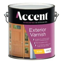 Accent Exterior Varnish Oil Based Gloss Clear 4L