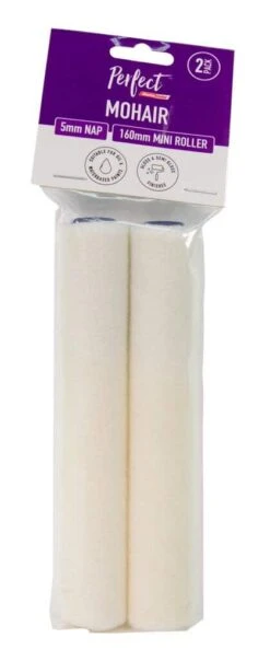 RotaCota Perfect Mohair Mini Roller Cover 5mm Nap 160mm - 2 Pack