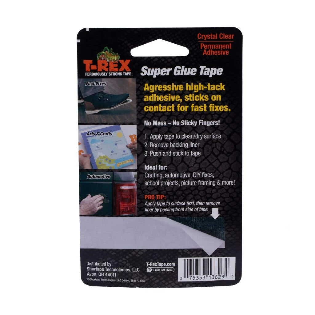 T-Rex Double Sided Super Glue Tape 18mm X 4.5m 5 T-Rex Double Sided Super Glue Tape 18mm X 4.5m - Image 3