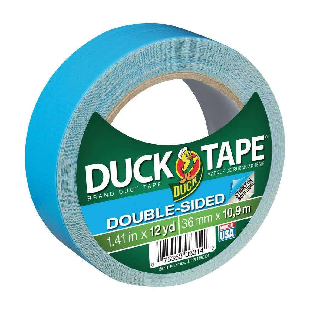 Duck Duct Tape Double-Sided Blue 36mm X 10.9m 3 Duck Duct Tape Double-Sided Blue 36mm X 10.9m