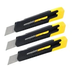 Stanley Knife 3 X 18mm - 3 Pack
