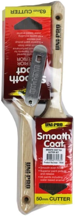 Uni-Pro Brush Set Smooth Coat Sash Cutter 50/63mm - 6 Pack