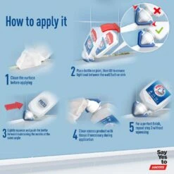 Loctite ReNew Silicone Sealant White 80mL -Wall Decoration Store 6844542 3