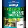 Wattyl Forestwood WB Deck & Timber Stain Snow Gum 1L 2 Wattyl Forestwood WB Deck & Timber Stain Snow Gum 1L -Wall Decoration Store 6845358 0