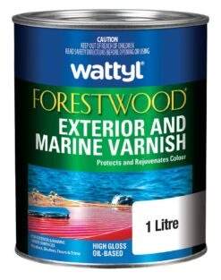 Wattyl Forestwood Exterior & Marine Varnish Gloss 1L
