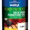 Wattyl Forestwood Deck & Furniture Oil Natural Kwila/Merbau 1L -Wall Decoration Store 6845887 0 1