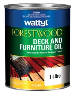 Wattyl Forestwood Deck & Furniture Oil Natural Kwila/Merbau 1L