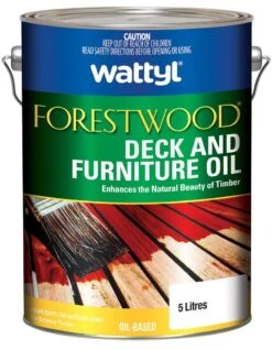 Wattyl Forestwood Deck & Furniture Oil Natural Kwila/Merbau 5L