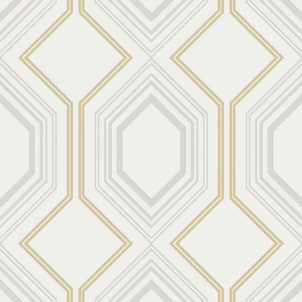 Easy Décor Wallpaper Art Deco Chic Ivory 520mm 3 Easy Décor Wallpaper Art Deco Chic Ivory 520mm
