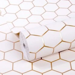 Easy Décor Wallpaper Hexagon Natural 520mm