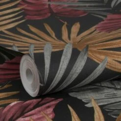 Easy Décor Wallpaper Flow Black Red Brown 520mm