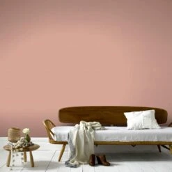 Easy Décor Wallpaper Elegant Plain Peach 520mm -Wall Decoration Store 6953715 2 1