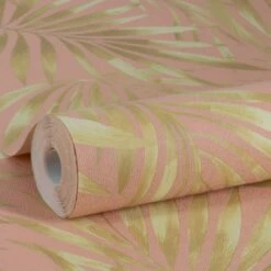 Easy Décor Wallpaper Elegant Leaves Peach 520mm