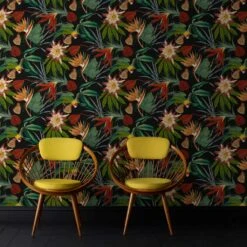 Easy Décor Wallpaper Parrot Black 520mm -Wall Decoration Store 6953780 2 1