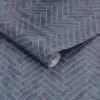 Contour Wallpaper Marble Chevron Tile Navy 520mm -Wall Decoration Store 6953855 0