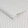 Contour Wallpaper Hexagon Lattice White 520mm -Wall Decoration Store 6953889 0