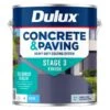 Dulux Concrete & Paving Coloured Sealer Satin White 4L