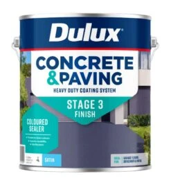Dulux Concrete & Paving Coloured Sealer Satin White 4L