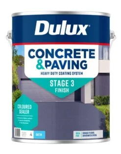 Dulux Concrete & Paving Coloured Sealer Satin White 10L