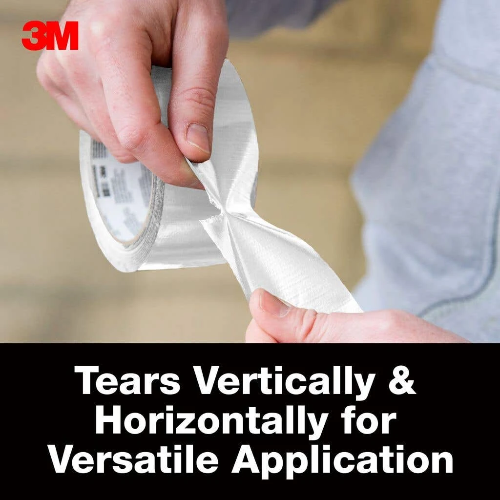 3M Duct Tape Cloth Multi Use White 48mm X 50m 5 3M Duct Tape Cloth Multi Use White 48mm X 50m - Image 3