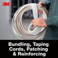 3M Duct Tape Cloth Multi Use White 48mm X 50m 13 3M Duct Tape Cloth Multi Use White 48mm X 50m -Wall Decoration Store 7057821 5 3