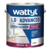 Wattyl I.D Advanced Kitchen & Bathroom Low Sheen White 4L -Wall Decoration Store 7123300 0