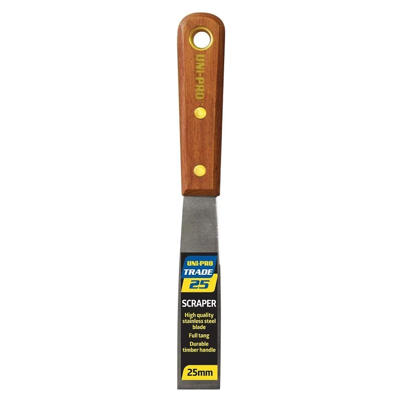 Uni-Pro Trade Timber Handle Scraper 3 Uni-Pro Trade Timber Handle Scraper